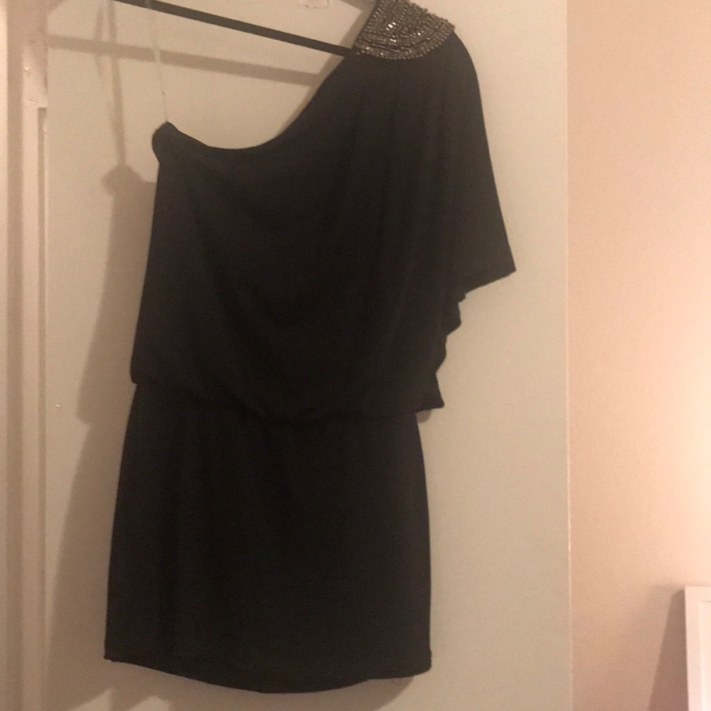 Black Cocktail dress with one shoulder